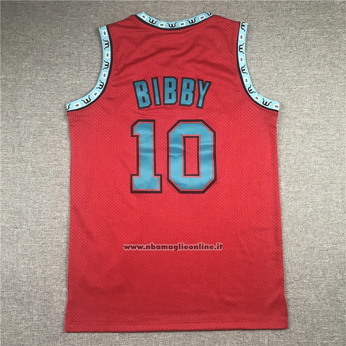Maglia Memphis Grizzlies Mike Bibby #10 Mitchell & Ness 1998-99 Rosso